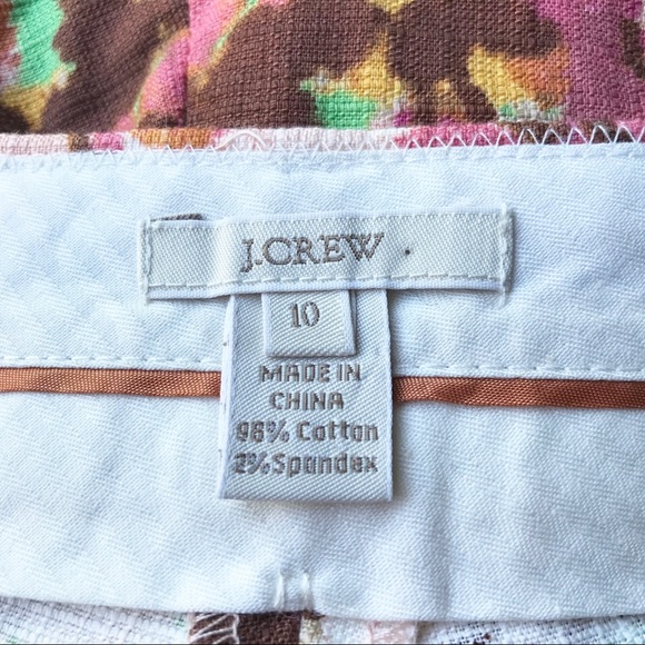 J. Crew Watercolor Floral Lily Short - Picture 6 of 7